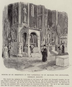 Sanctuaire de Saint Démétrius dans la Cathédrale de Saint Michel Archange, Kremlin, Moscou - William Crimea Simpson